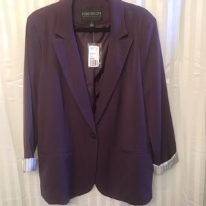 Forever 21 < Career Jacket Plus Size 2X